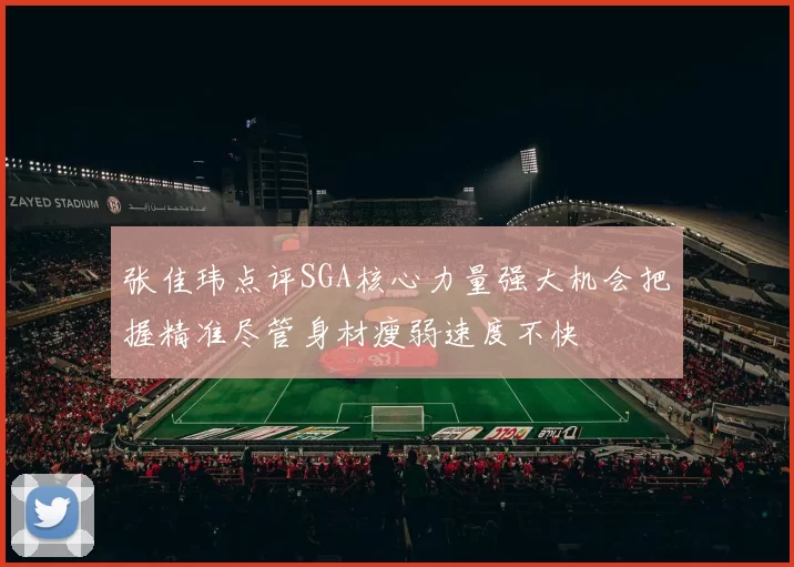 张佳玮点评SGA核心力量强大机会把握精准尽管身材瘦弱速度不快